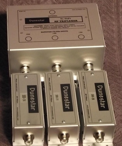 HFトリプレクサーM333V2P   160m/80m/40m