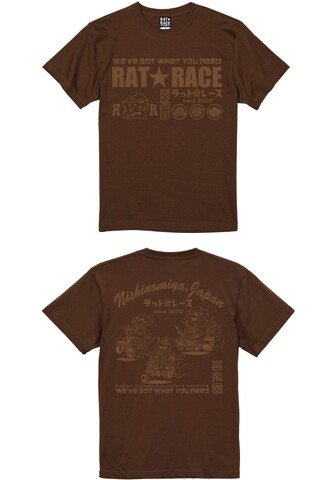 L★新作 新色 新タグ  RAT★RACE ラット★レース 夙川 苦楽園  送料＋税込 ダークブラウン×ナツメグブラウン １１モデル