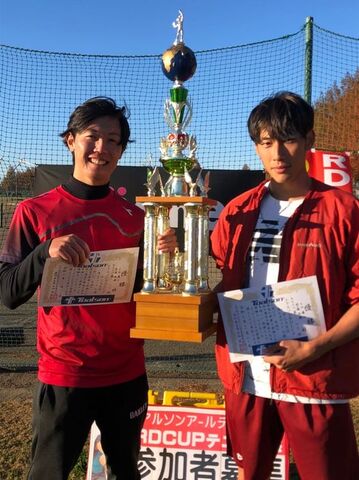 男子ダブルスの部