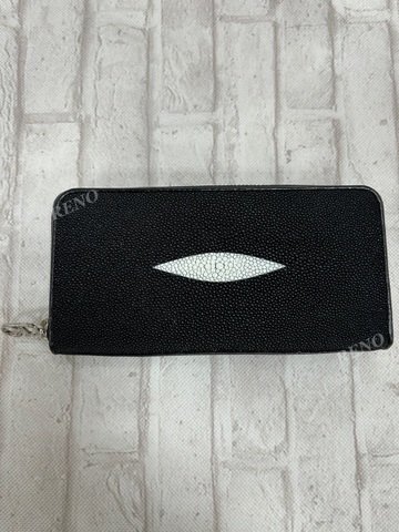 ＊参考価格¥42900税込＊　エイ革財布ブラックF