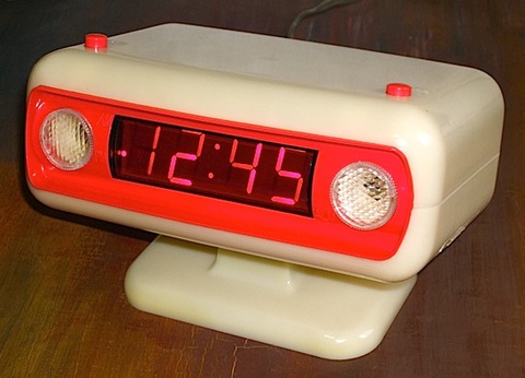 DULTON　LEDアラームクロック【E025】