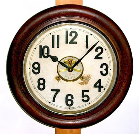 赤菱時計　天賦式丸型グレシャム　大正時代末〜昭和初頭【W058】