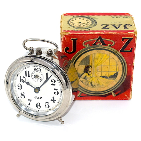 JAZ（フランス） 丸型目覚時計『MODIC』 箱付 1925〜34年【001】