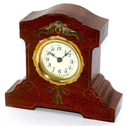 精工舎　木枠ビー置時計　昭和初頭頃【065】〔60〕