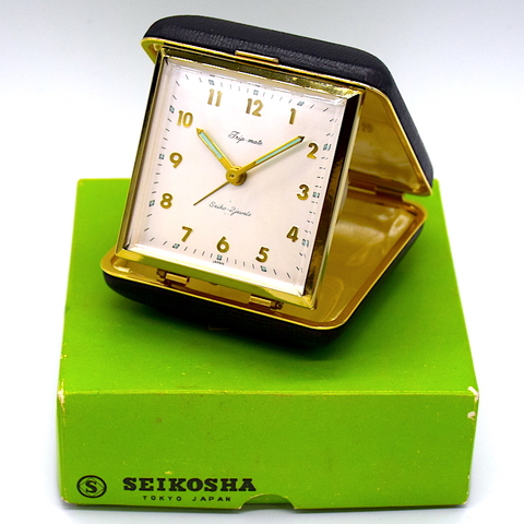 SEIKO トラベルクロック TRIPMATE UB512 外箱付 昭和37年【067】〔60〕