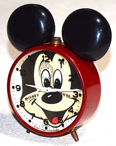 BRADLEY（アメリカ） MICKEY MOUSE キャラクター目覚時計　1970年頃【048】
