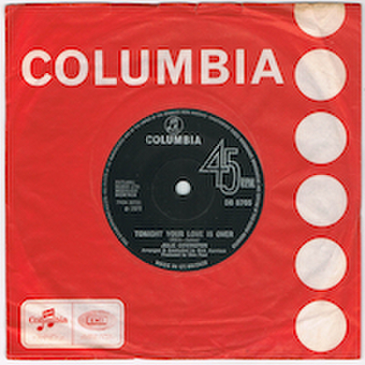 JULIE COVINGTON / TONIGHT YOUR LOVE IS OVER