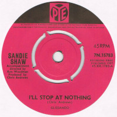 SANDIE SHAW / I'LL STOP AT NOTHING