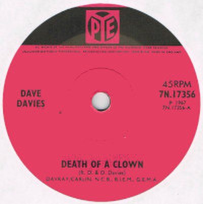 DAVE DAVIES / DEATH OF A CLOWN