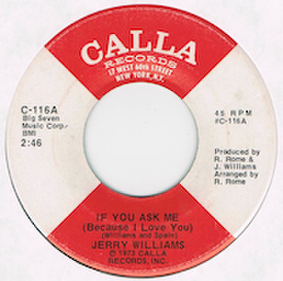 JERRY WILLIAMS / IF YOU ASK ME