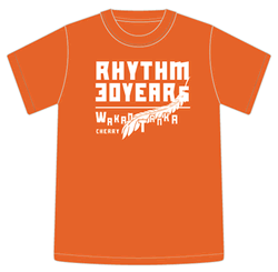 Tシャツ2015 「RHYTHM 30 YEARS」コーラルオレンジ
