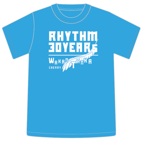 Tシャツ2015 「RHYTHM 30 YEARS」ターコイズブルー