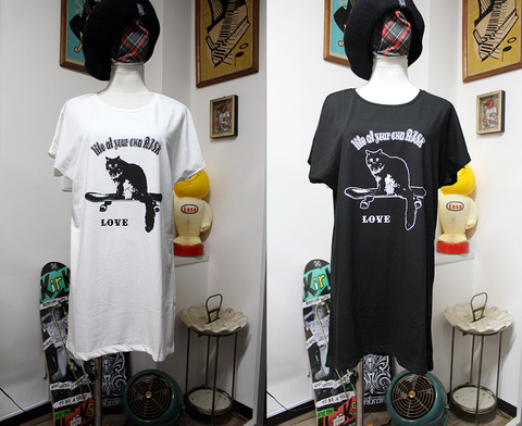 SKATE CAT S/S TUNIC［Lady's］