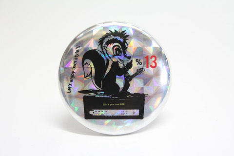 CAN-BADGE［SKUNK ホログラム］（38mm）