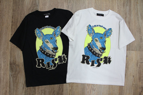 ［HIROTTON/HAILPRINTS×RISK］3EYES BAMBI S/S tee（4C）
