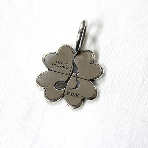 4CLOVER PENDANT-TOP（SILVER）【RISK×galcia】