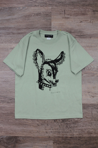 C.BAMBI S/S tee【SAGE GREEN】