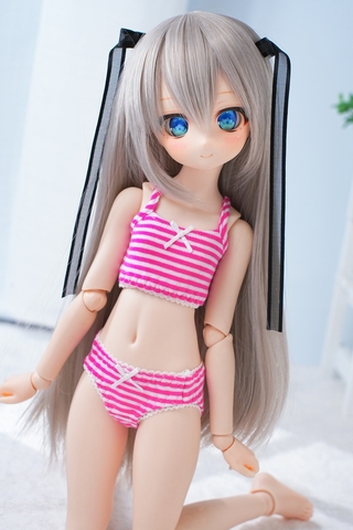 【newボーダー(ホットピンク)】ハーフトップset«大阪限定»