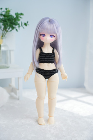 【newボーダー(ブラック)】ハーフトップset｜TinyFox(1/6)《通販限定》