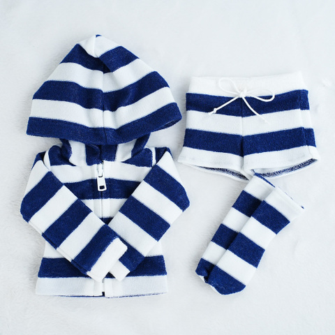 ふわふわパジャマset(ネイビー)｜MDDサイズ《冬季限定》