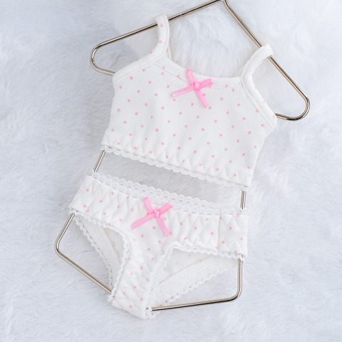 【プチドット(ピンク)】ハーフトップset《期間限定》