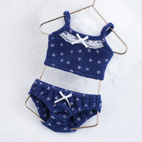 【お星さま(ネイビー)】ハーフトップset