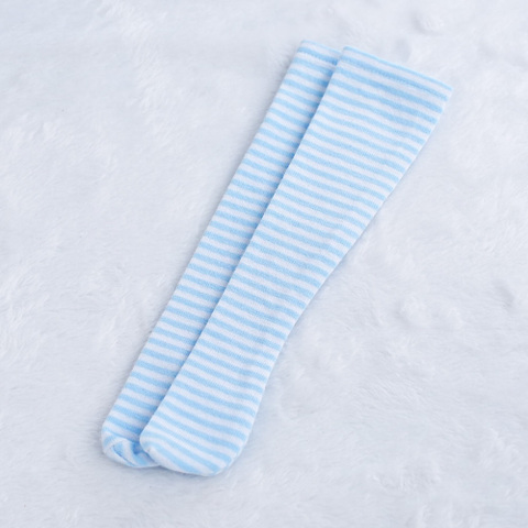 【newボーダー(ブルー)】ニーソックス