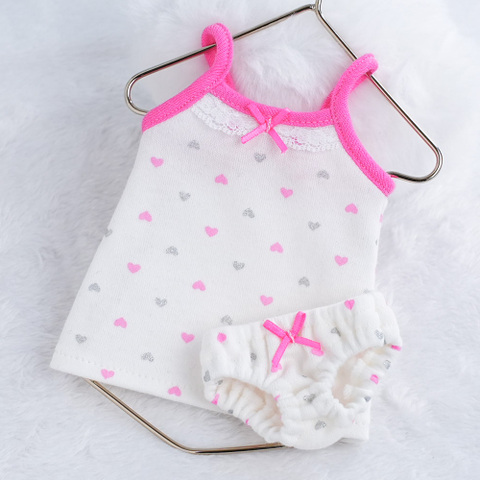 【ラメハート(マゼンタピンク)】キャミソールset