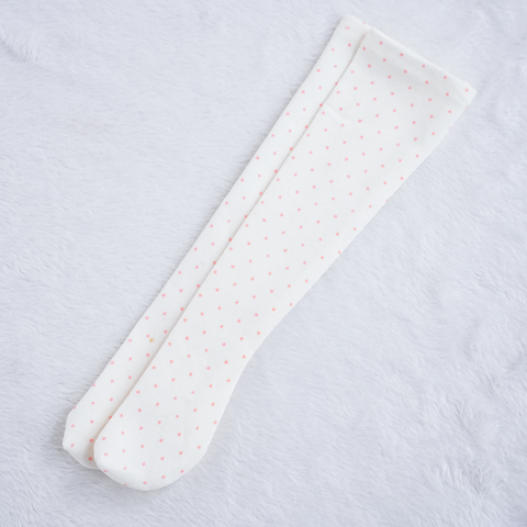 【プチドット(ピンク)】ニーソックス