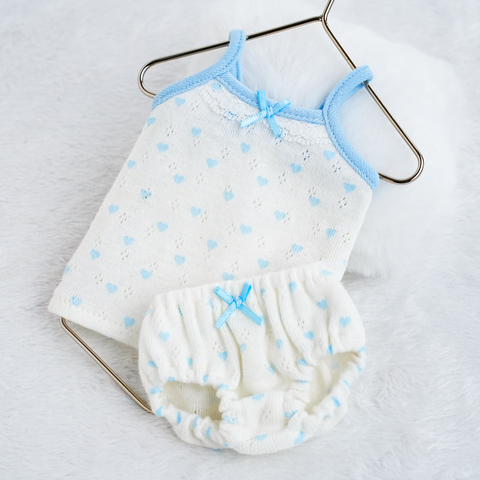 【ラブリーハート(ブルー)】キャミソールset