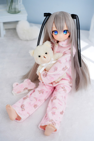 もふもふくまさんパジャマset(ピンク)｜MDDサイズ《冬季限定》