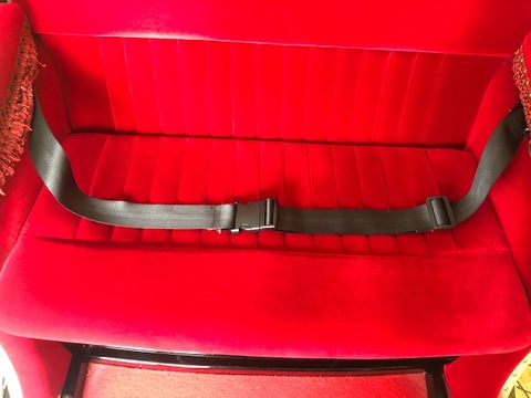 人力車専用シートベルト(２人乗り用)