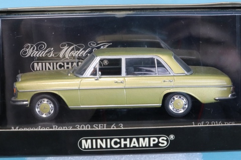 430039100 ミニチャンプス 1/43 メルセデス ベンツ 300 SEL 6.3 (W109
