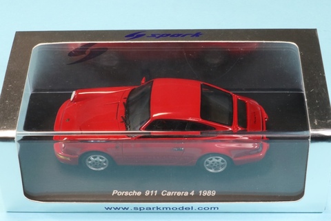 S3415 スパーク 1/43 ポルシェ 911 (964) カレラ 4 1989 レッド