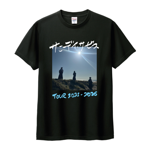 サニーデイ・サービス / 武士 TOUR 2026-2026 Tシャツ（T-shirt/Smoke Black)