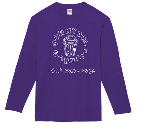 サニーデイ・サービス /「コンビニのコーヒーTOUR 2025-2026」ロングスリーブTシャツ（Long SleeveT-shirt)