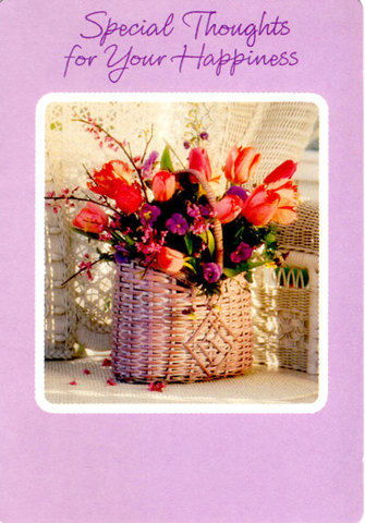 Easter Card "Special Thoughts for Your Happiness"