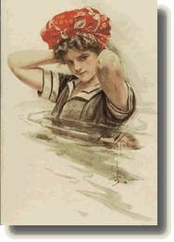CARD 「GIRL IN WATER」