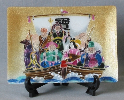 飾皿　七福神　（特別価格）