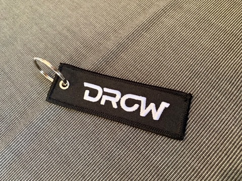 DROWsports Keychain Flight Tag "DROW-GROM"