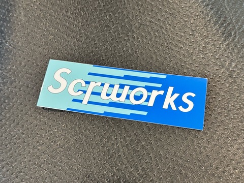 SCR_WORKS "NONSLI" BOX LOGO DECAL 