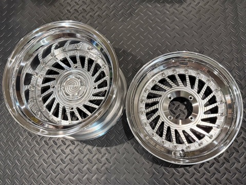 SCR_WORKS "TBN GET" 3-Piece Modular Wheel Set for HONDA 50cc