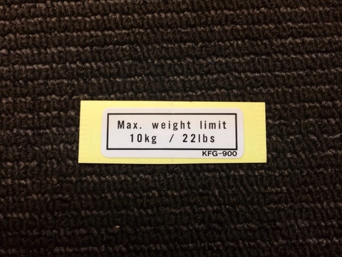 Ruckus Caution Label Rear Frame 