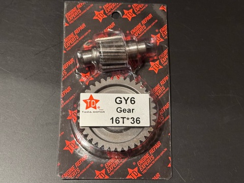 Taida GY6 Final Drive Gear Set 16×36