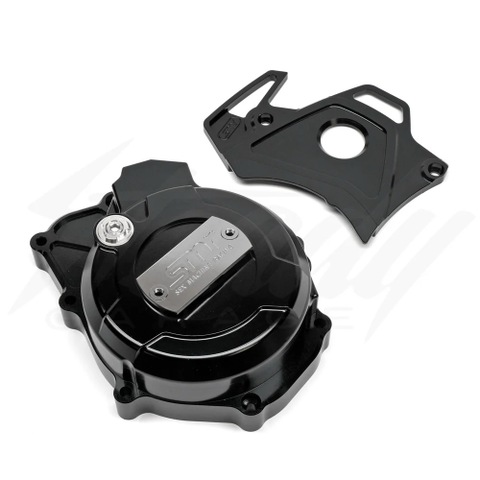 SMR CNC Billet Stator & Sprocket Cover GROM JC92 Monkey125 JB03 JB05