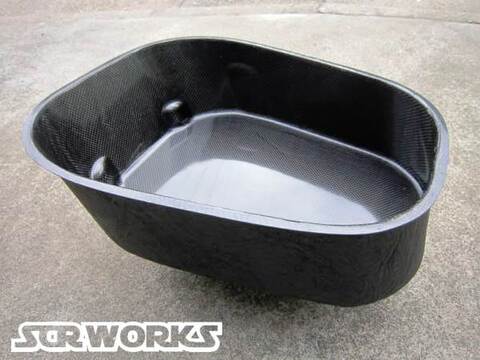 DROWsports Yamaha Zuma 125 Carbon Fiber Storage Bin
