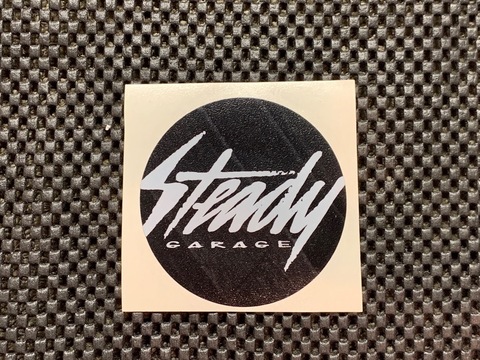 Steady Garage Circle Logo Decal