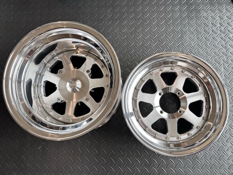 SCR_WORKS "SEVEN GET" 3-Piece Modular Wheel Set for HONDA 50cc