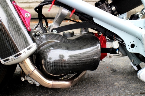 DROWsports GY6 Ram Air Cooling Scoop Carbonfiber