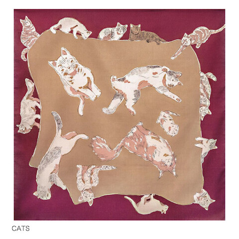 【風呂敷】サラベル ふろしき 綿二四巾（約97×97cm）〜CATS（キャッツ）〜＜日本製＞
